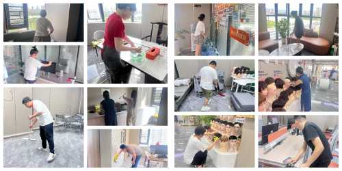 全员行动，焕新出发！｜铂贝卡总部开展“夏日焕新”全员大扫除活动